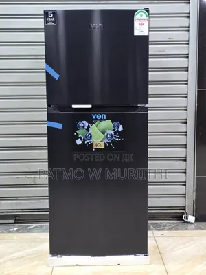 Von No-Frost Fridge 181l Double Door Fridge VRT-182nrak Inox