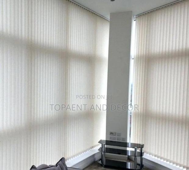 High Density Privacy Faux Shades Vertical Window Blinds