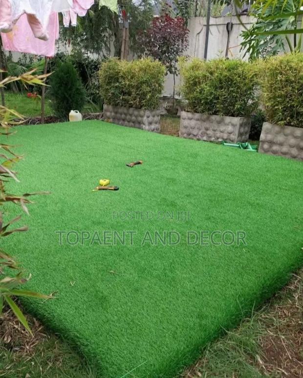 Durable Playground Artificial Grass Mat