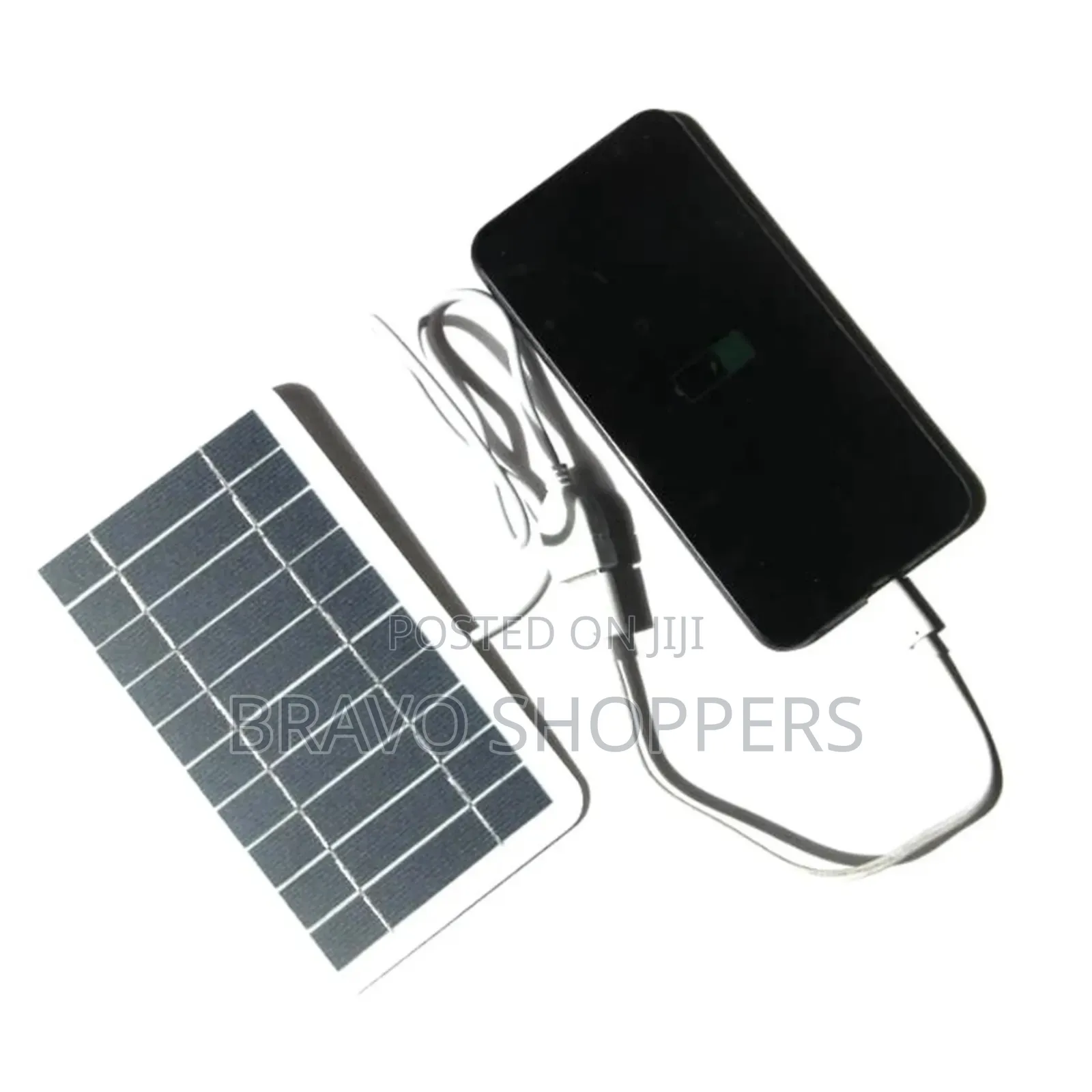 Potable Phone Charging Solar Panel With Phone Charging Accessories.
