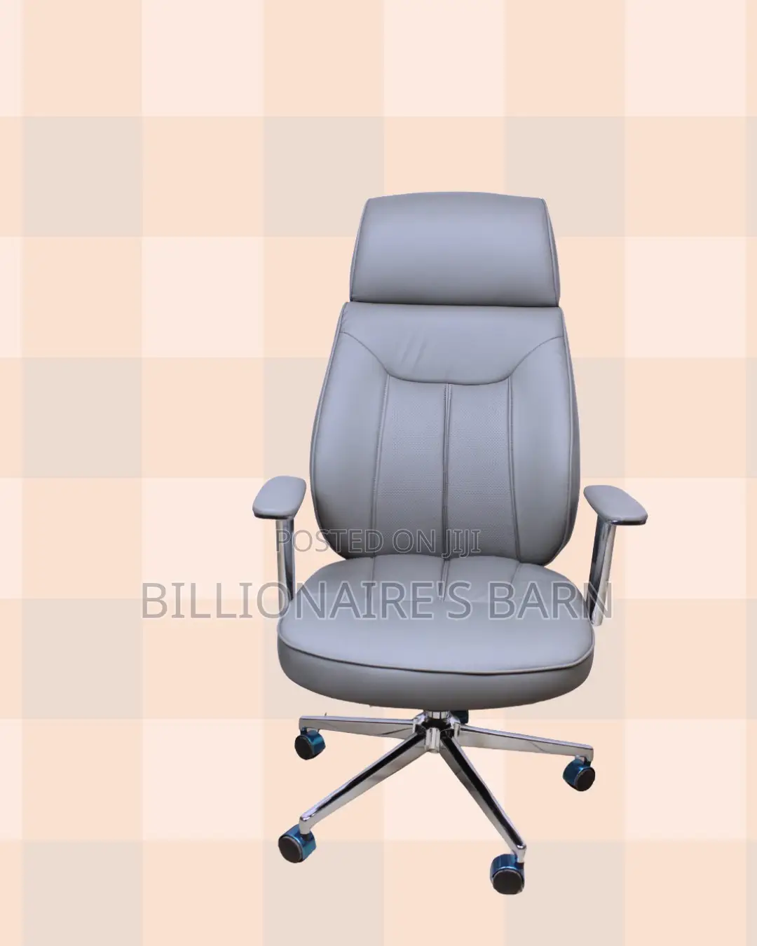 Premium Grey Leather Comfy | Top Seller in Kenya