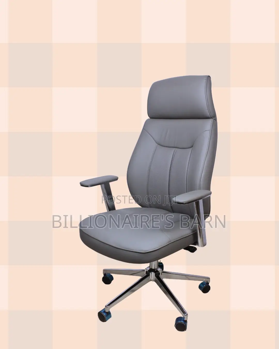 Premium Grey Leather Comfy | Top Seller in Kenya