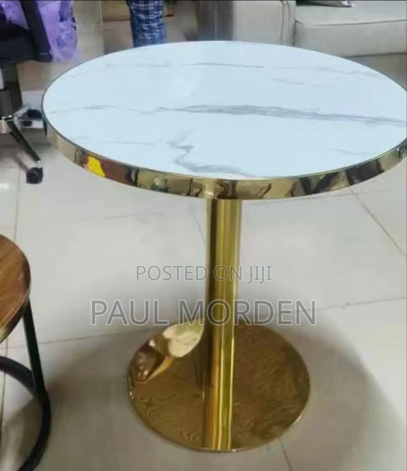 Gold Strip Doning Table