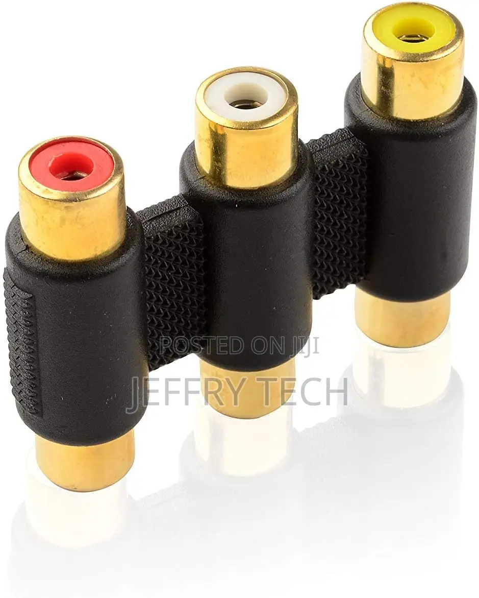 Rca Connector,Haokiang Audio Video 3-Rca Female to Fem