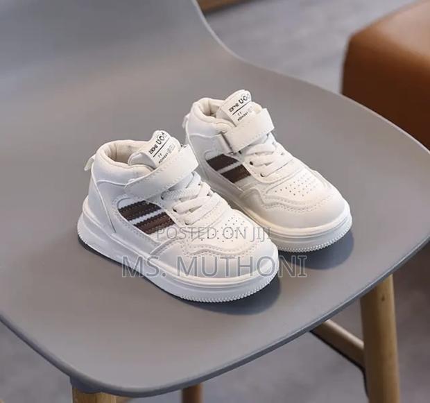 Unisex Hightop Kids Sneakers Size 21-30 - thumbnail 2