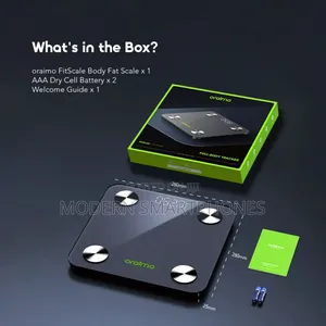 Oraimo Fitscale Smart Led Body Fat Scale
.