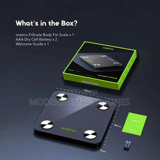 Oraimo Fitscale Smart Led Body Fat Scale
. - thumbnail 3
