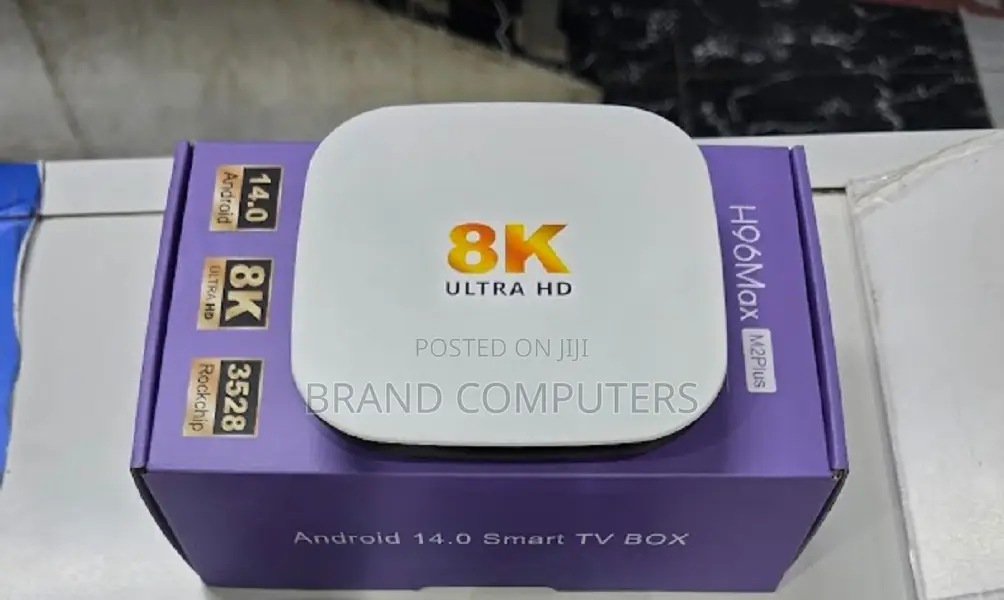 Android 14 H96 Max M2 Plus Tv Box + Voice Remote