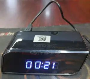 Restocked Hd Wifi Clock Camera Hidden Spy CCTV