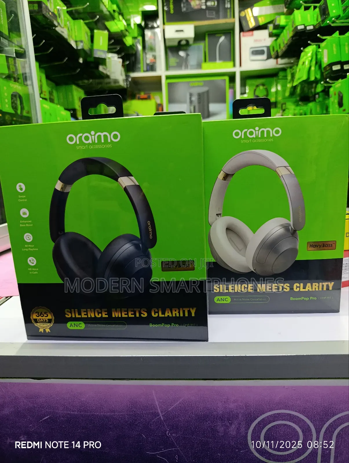 Oraimo Boompop Pro Anc Over-ear Headphones