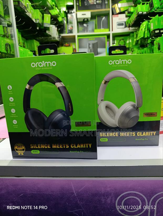 Oraimo Boompop Pro Anc Over-ear Headphones - thumbnail 2