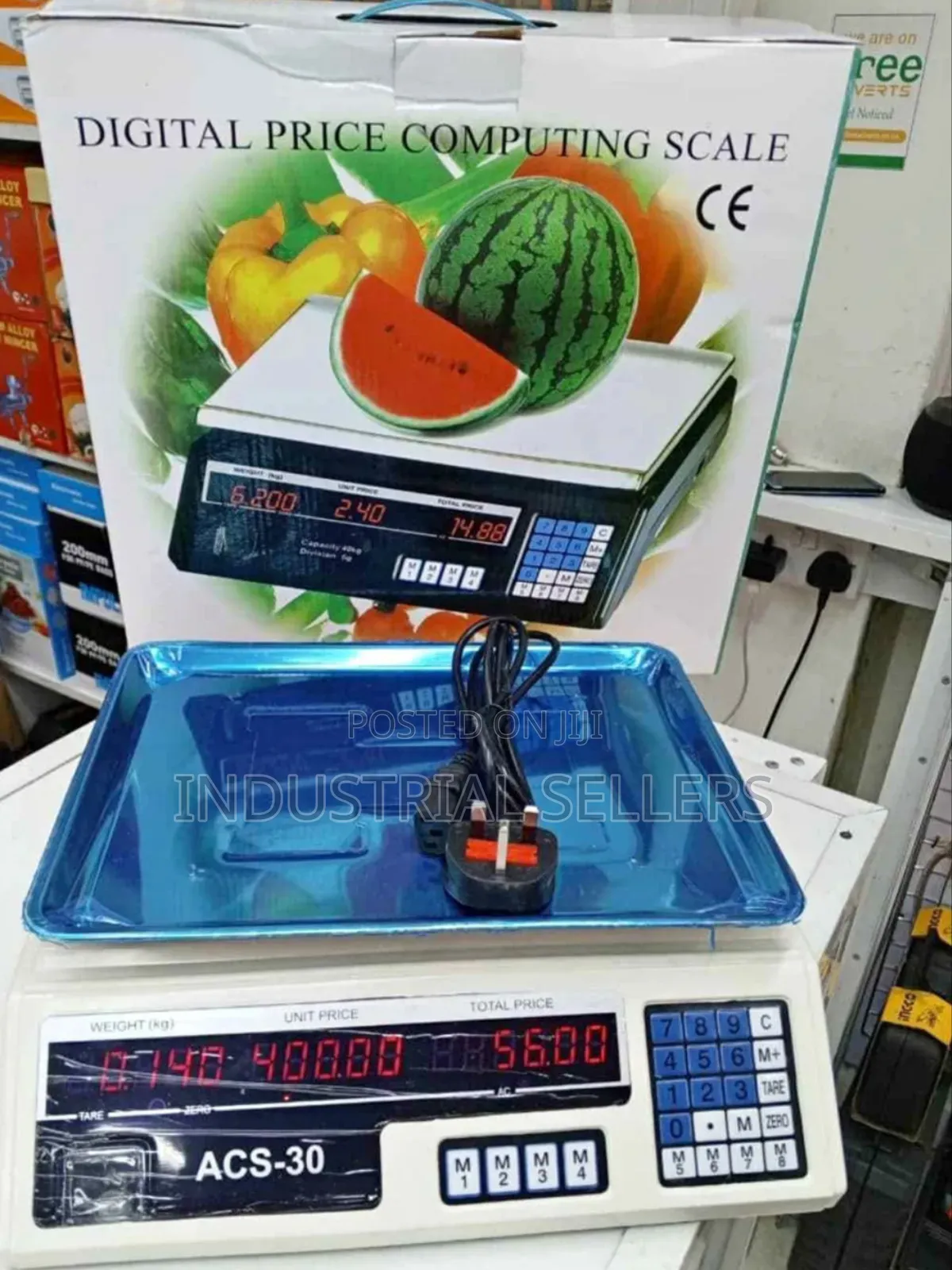 Durable Acs Weighing Scale 30kgs Without Pole/Flat