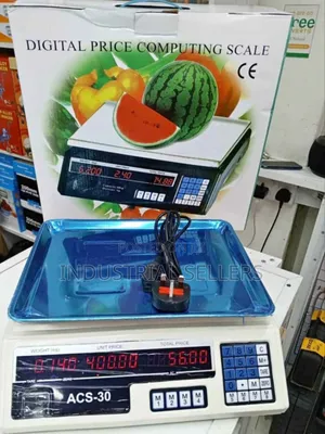 Durable Acs Weighing Scale 30kgs Without Pole/Flat