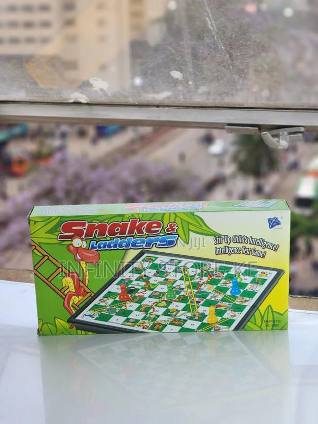 Snake and Ladders Magnetic Board Game - main view