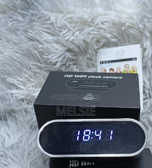 Alarm Clock Camera Table Wifi Spy Hidden Nanny Cam - Motion Detector