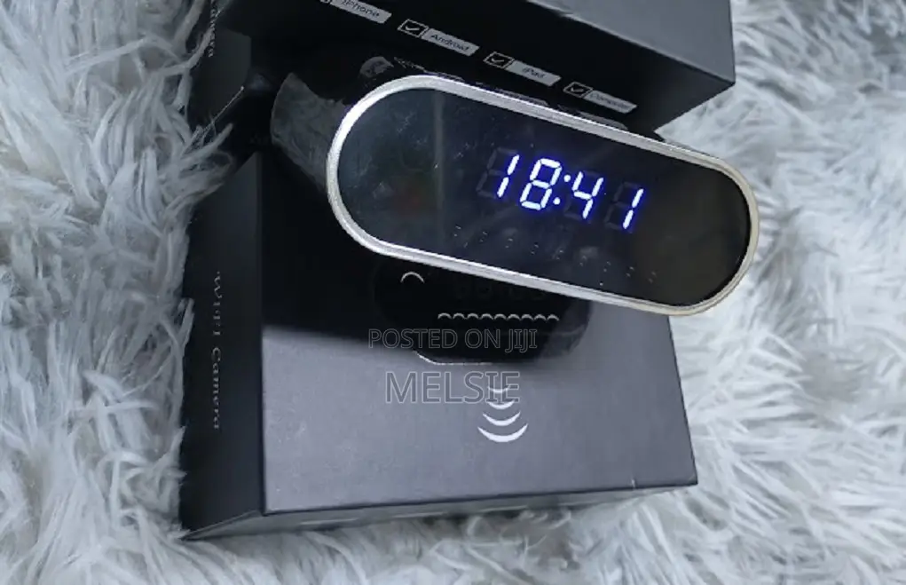 High Definition 1080p(Full-Hd) Clock Table Wifi Spy Hidden Nanny Cam