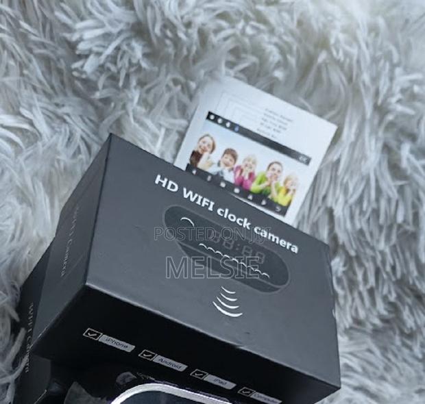 Table Wifi Spy Hidden Nanny Clock Mini Camera Wifi CCTV Table Camera - main view