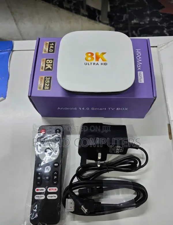 H96 Max Android 14.0 Smarttv Box Quad Core Rockchip 4gb+128gb 