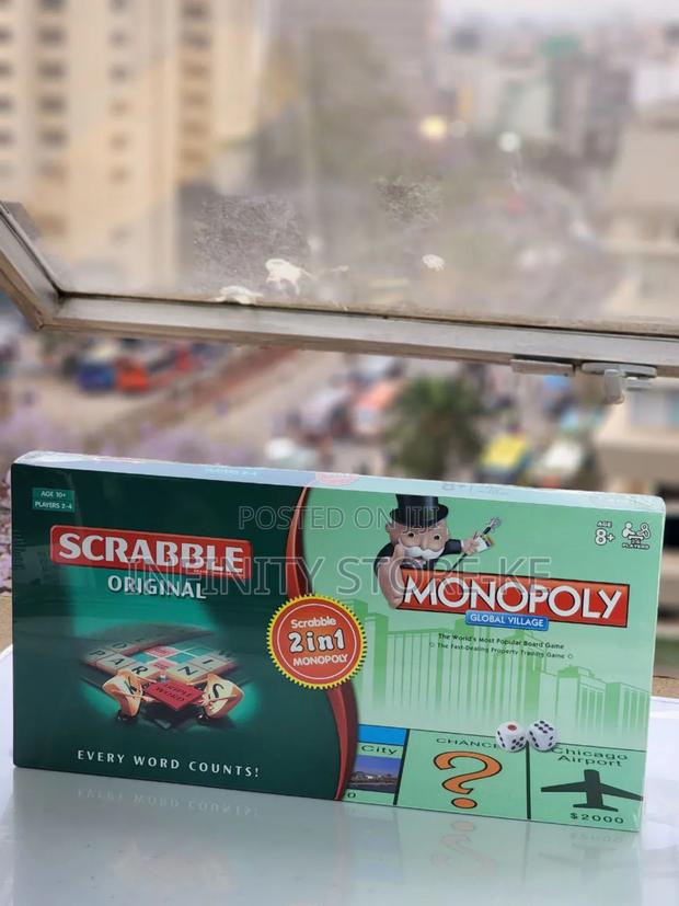 2in1 Scrabble and Monopoly Game Available - main view