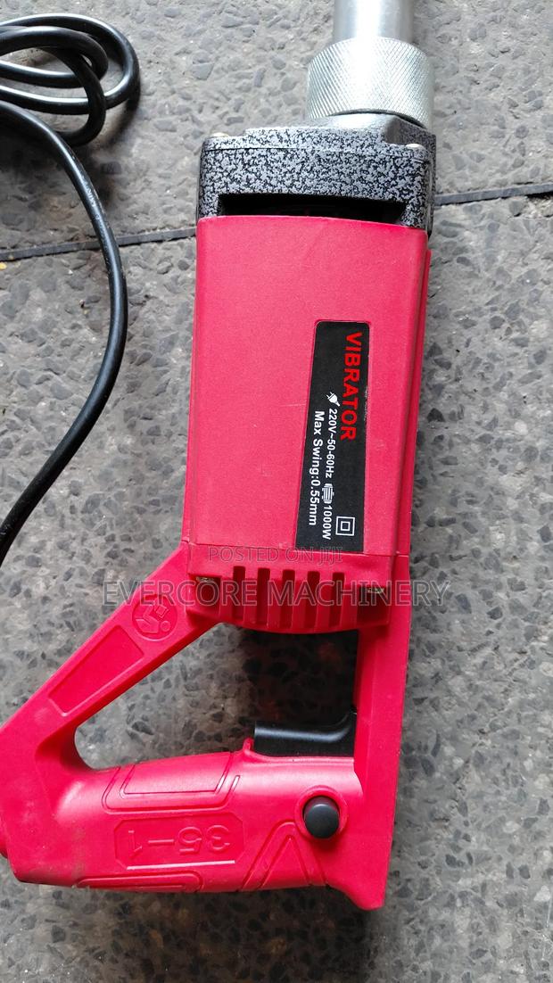 Electric Portable Concrete Vibrator Machine . - main view