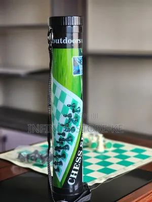 Portable Tournament Chess Set With Carry Tube