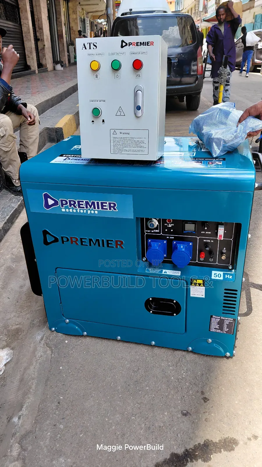 Premier 15kva Silent Diesel Generator With Ats Single Phase