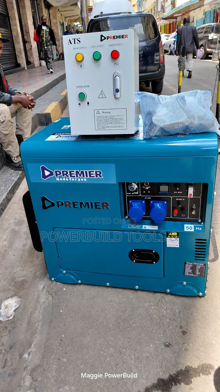 Premier 15kva Silent Diesel Generator With Ats Single Phase