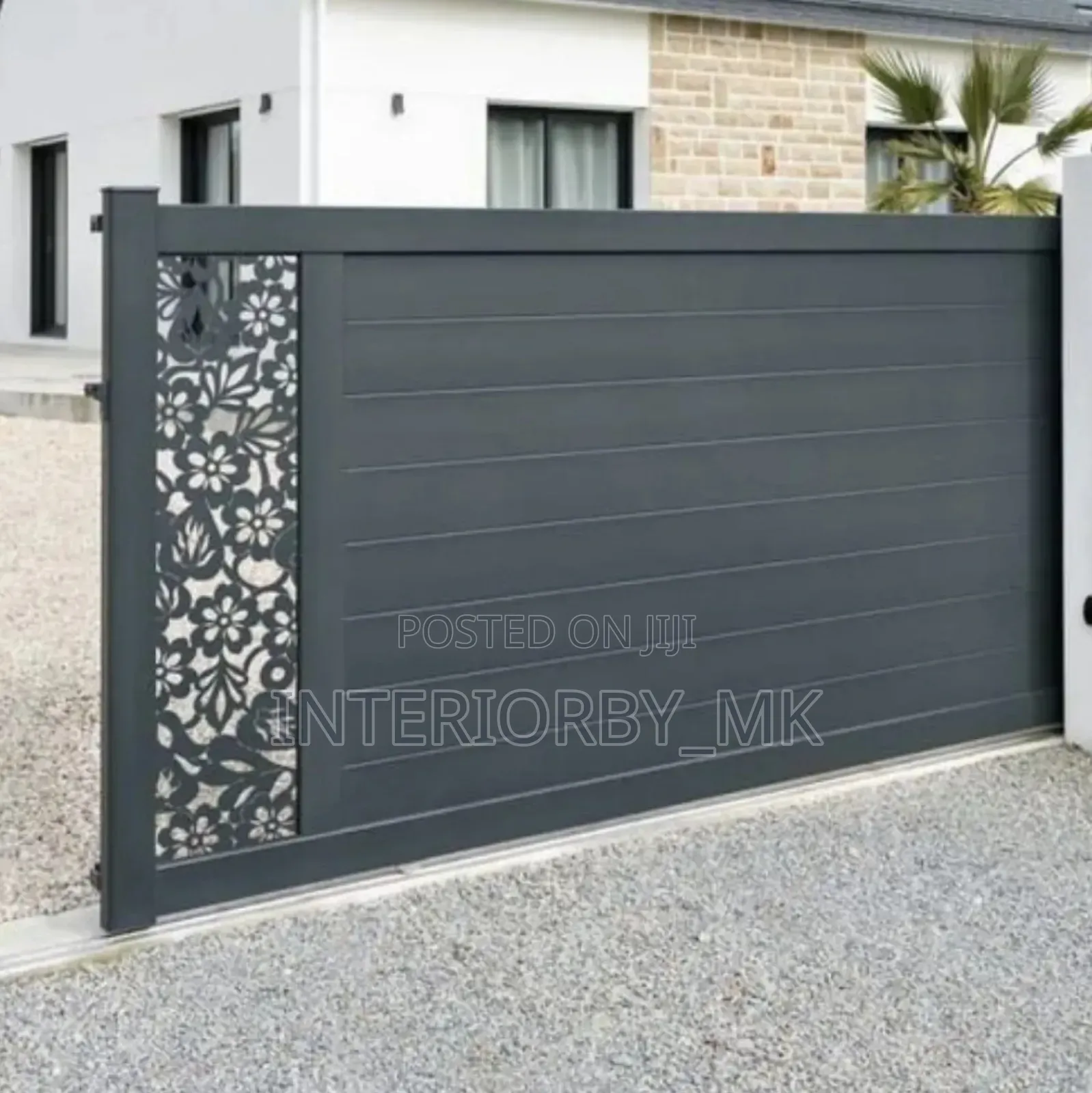 Smooth Sliding Gate With Track System