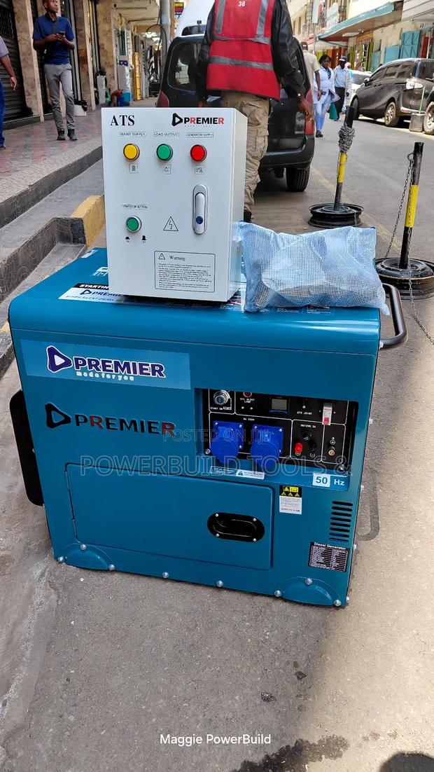 Premier 13/15kva Silent Diesel Generator With Ats - thumbnail 2