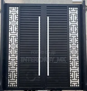 Modern Minimalist Sliding Gate Design