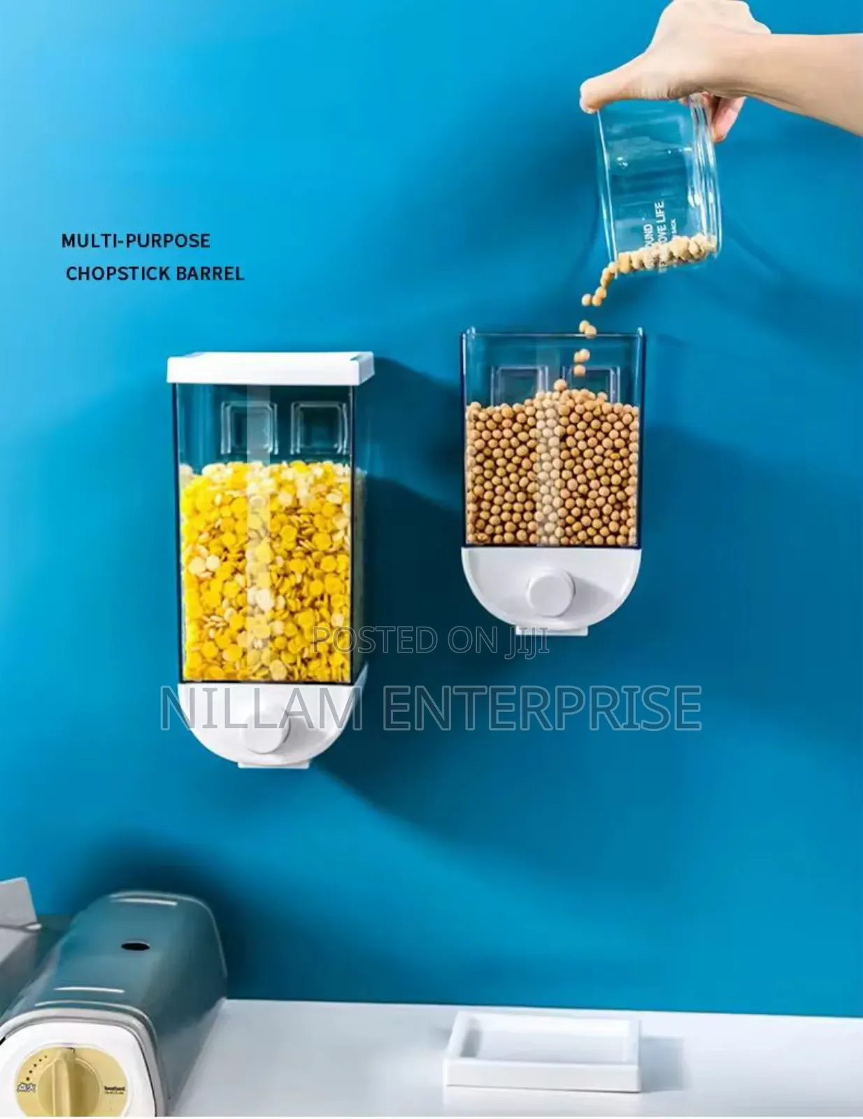 1kg (Single Pc) Wall Mounted Separate Rice Bucket