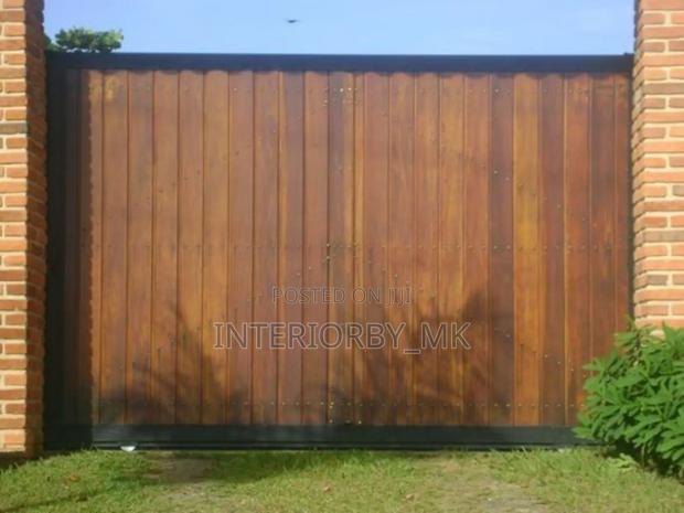 Heavy Steel Sliding Gate With Anti-Rust Finish - main view