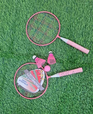 A Set Of 2pcs Badminton Rackets For Kids
