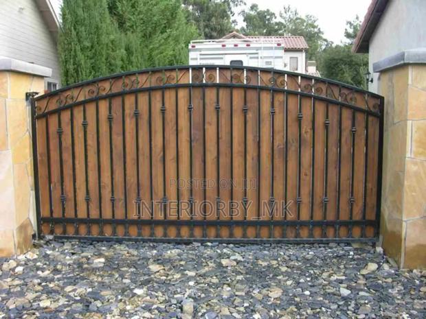 Affordable Steel Swing Gate for Driveways - main view