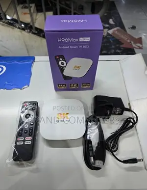 Android 14 H96 Max M2 Plus Tv Box With Voice Remote 4gb + 128gb Rom