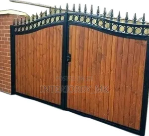 Stylish Swing Gate With Modern Finishing