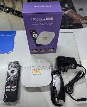 Android 14 H96 Max M2 Plus Tv Box With Voice Remote 4gb + 128gb Rom