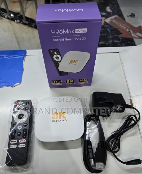 Android 14 H96 Max M2 Plus Tv Box With Voice Remote 4gb + 128gb Rom - thumbnail 2