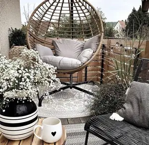 Home Chair; Stylish Hanging Chair With Rattan for Indoor/Outdoor Use