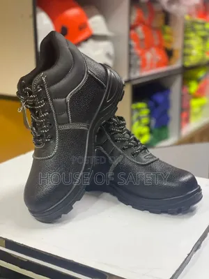 Pure Leather Construction Workers Boots