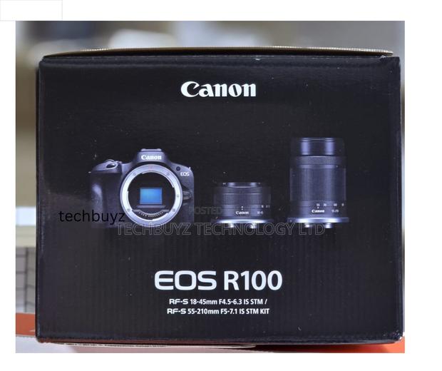 Eos R100 Dual Lens With 18-45mm Lens And 55-210mm Lenses Kit