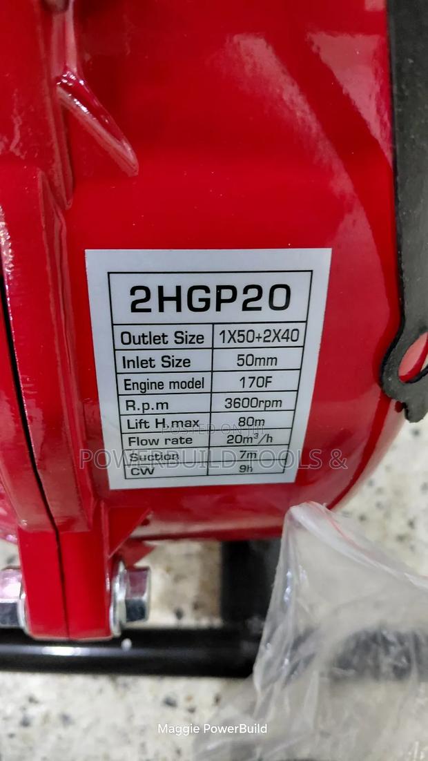 2" High Pressure Petrol Waterpump Lusqi Brand - thumbnail 4