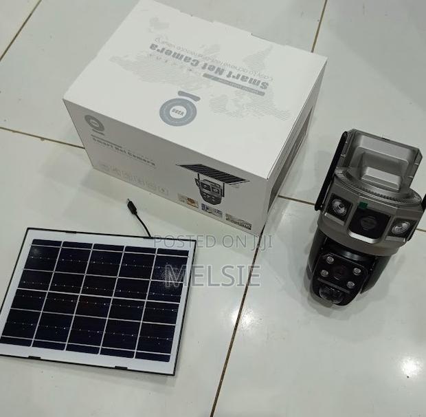PTZ Solar Sim Card Solar Camera V380 Pro Dual Lens CCTV Camera . . .