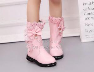 Pink Red Girls Boots - thumbnail 2