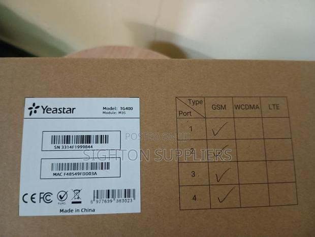 Yeastar Tg400 GSM Voip Gateway
