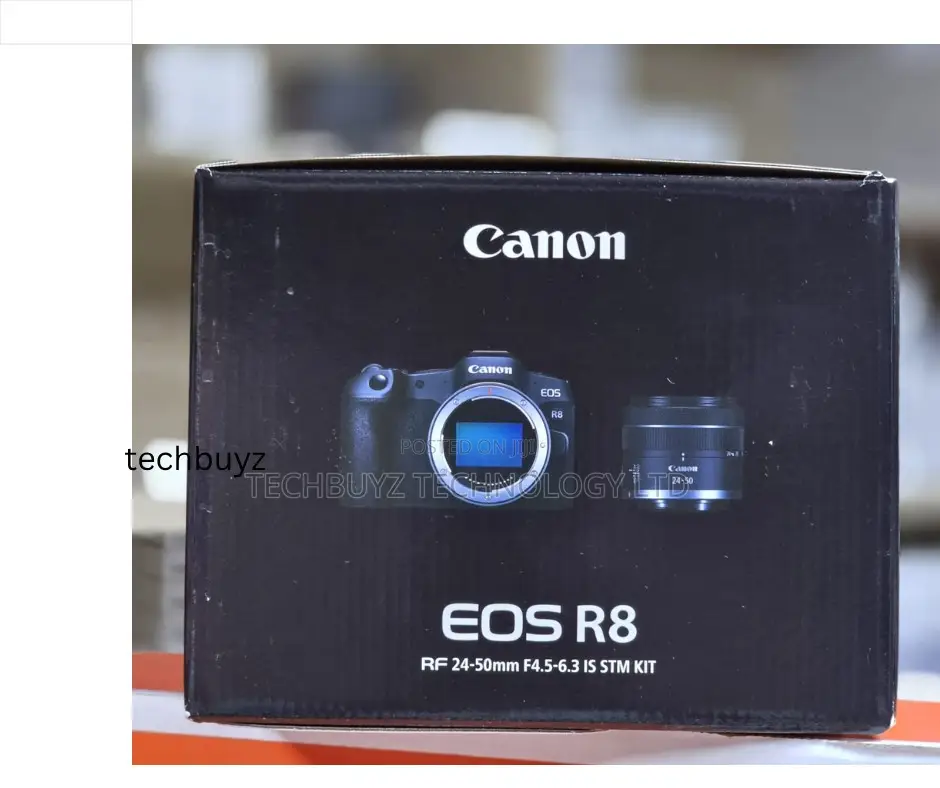 Canon Eos R8 Mirrorless Camera With Rf 24-50mm F/4.5-6.3 Is Stm Lens