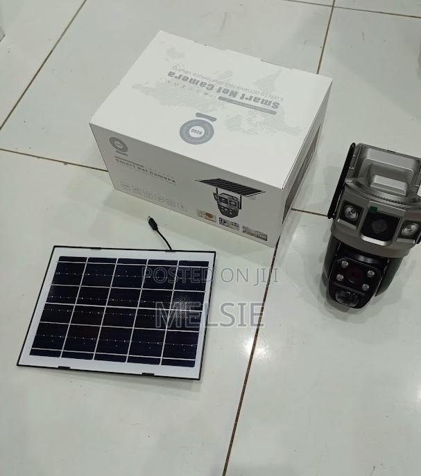 Wireless Outdoor Security V380 4g Solar Security Camera – Dual Lens - main view