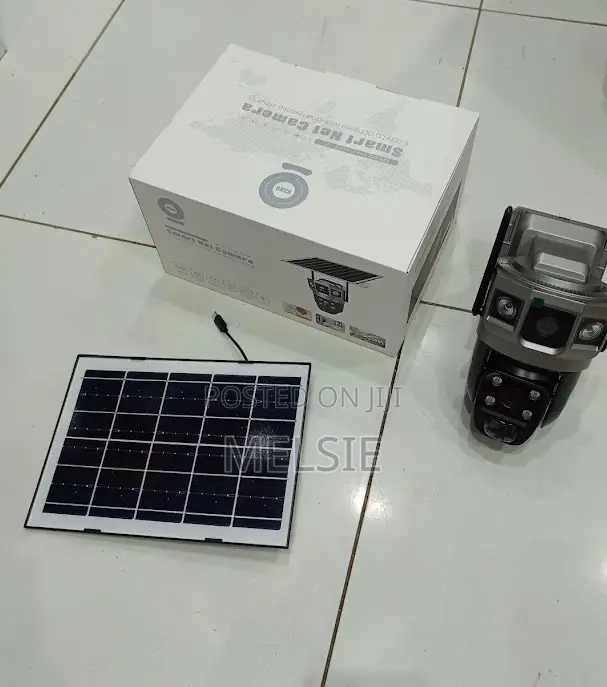 Wireless Outdoor Security V380 4g Solar Security Camera – Dual Lens