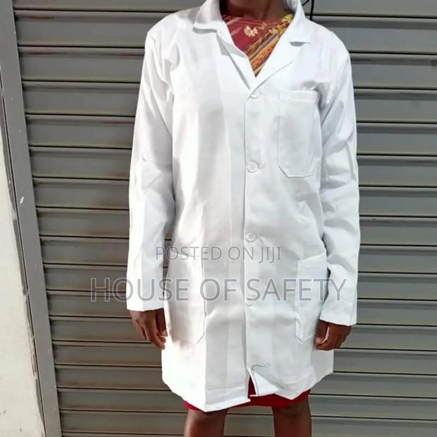 White Labcoats With Buttons - thumbnail 2