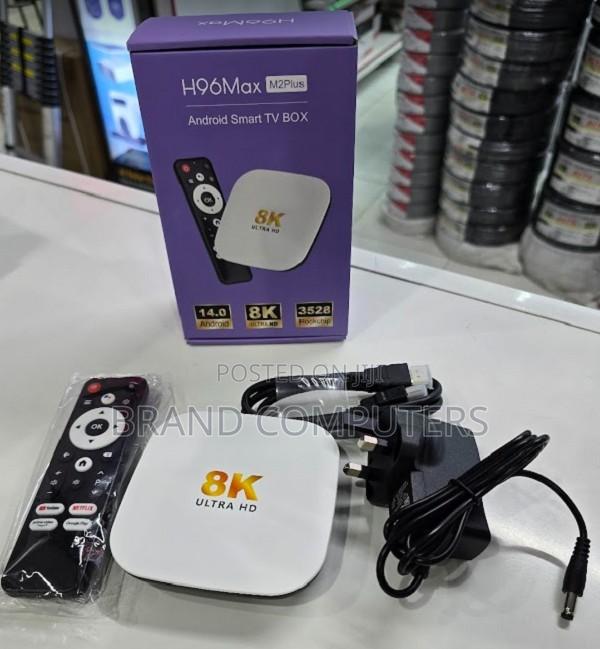 Smart Android 14.0 Tv Box H96 Max M2 Plus With 4gb Ram + 128gb Rom - thumbnail 2